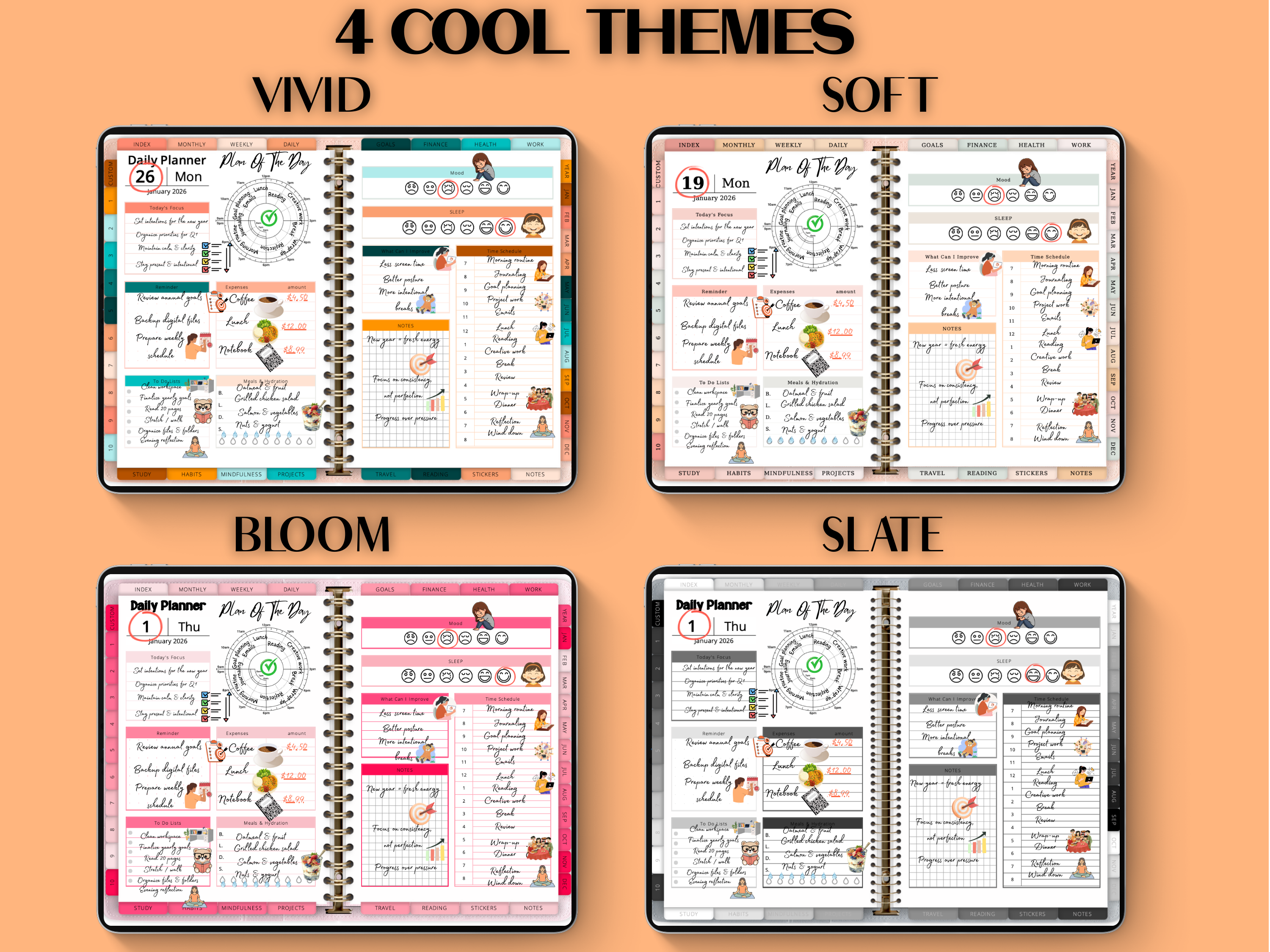 All in one digital planner(2026-2027-2028-2029-2030)