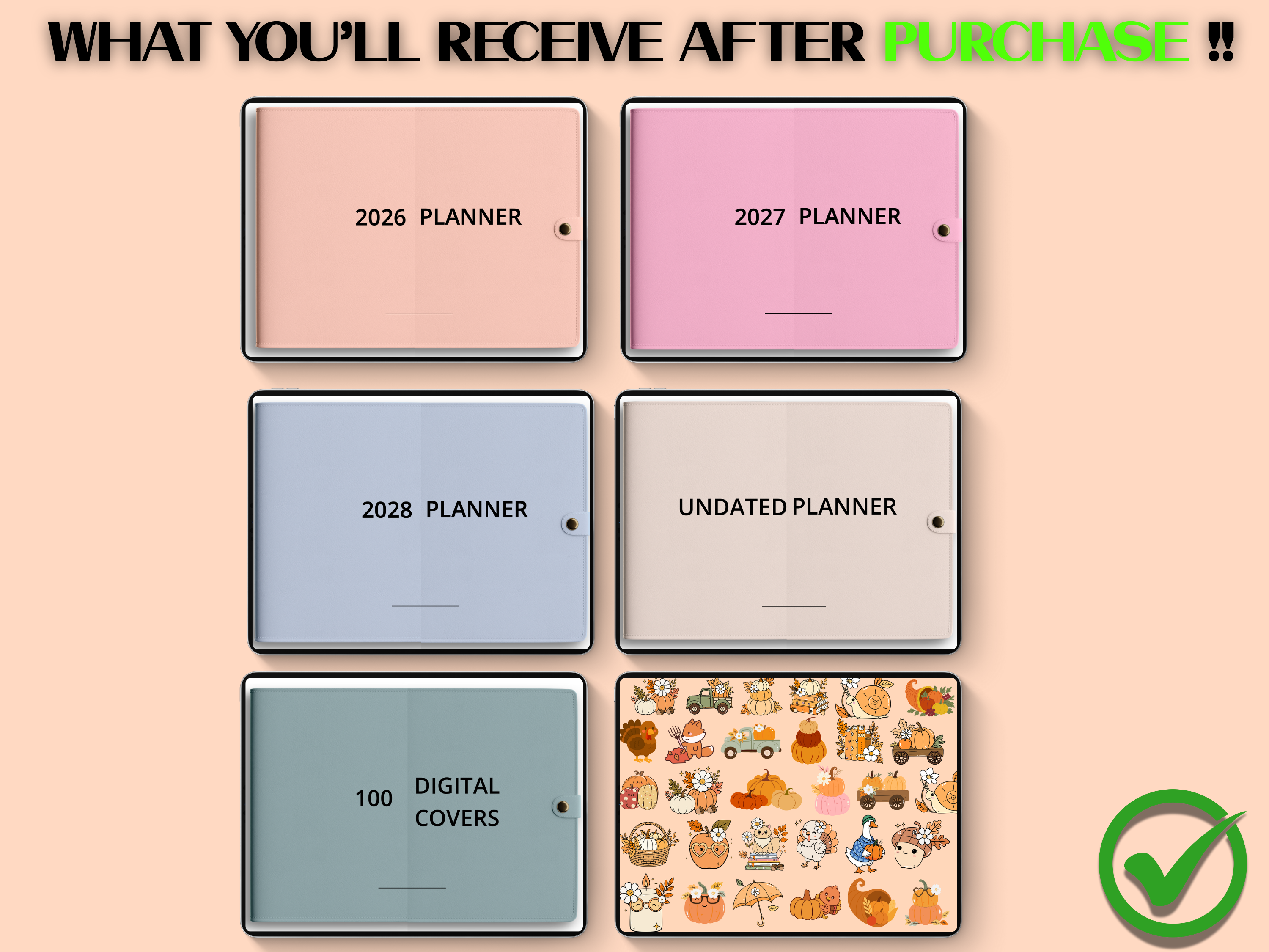 All in one digital planner(2026-2027-2028-2029-2030)