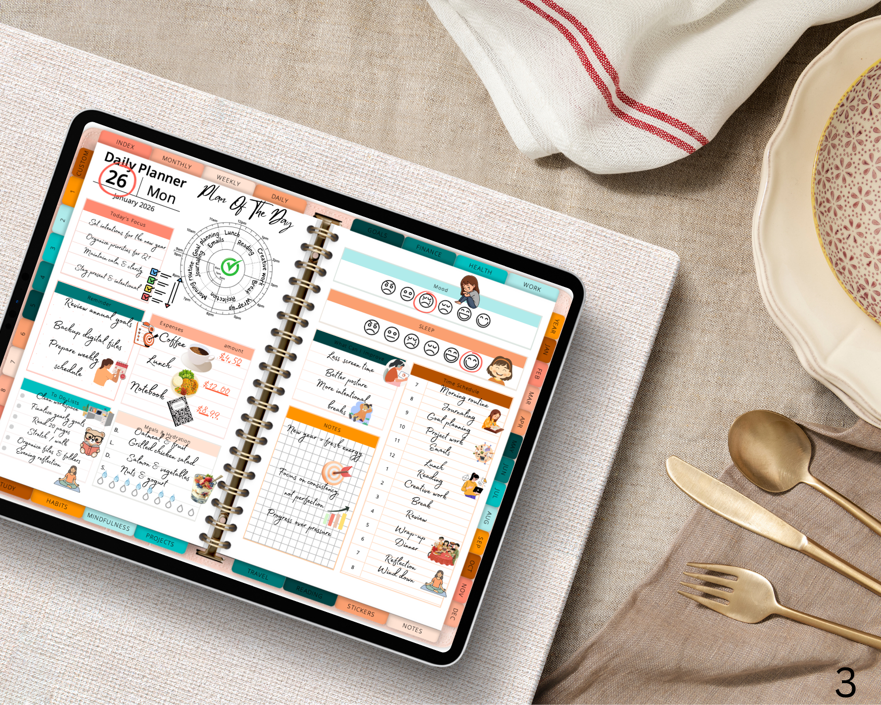All in one digital planner(2026-2027-2028-2029-2030)